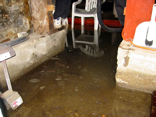 High water in the basement