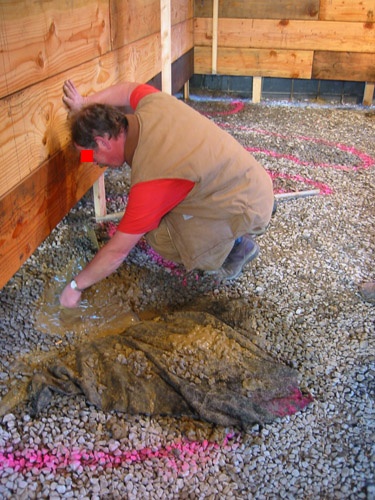 Preparing for a core sample, 2