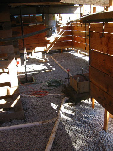 Drain field progress