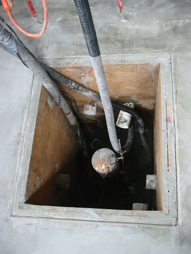 Deep sump