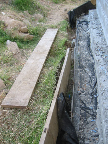 Removing retaining walls