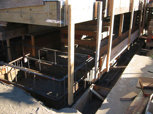 Front formwork
