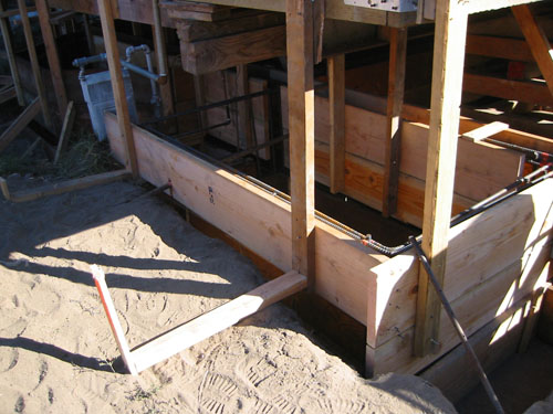 Porch formwork