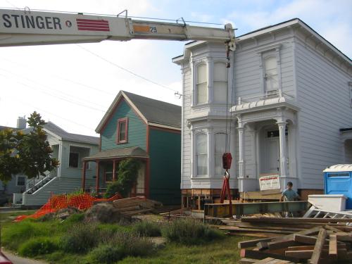 beam attached to boom