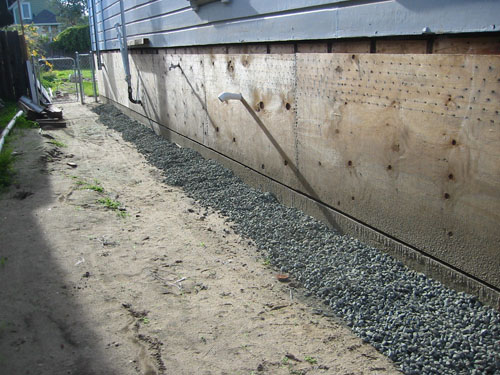 Gravel bed