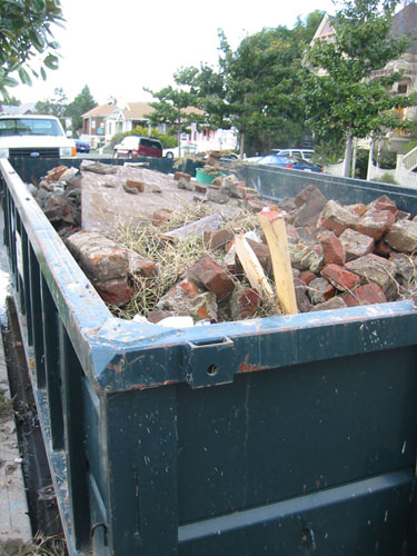 Full dumpster