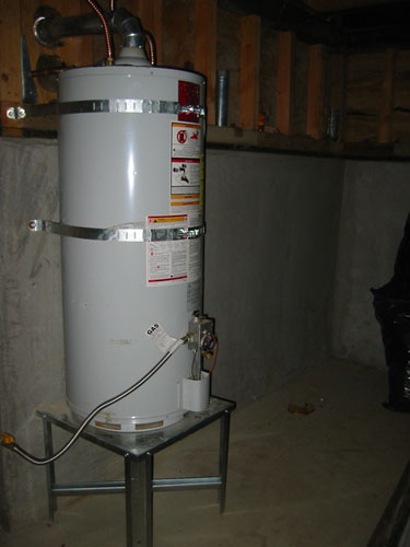 Seated water heater