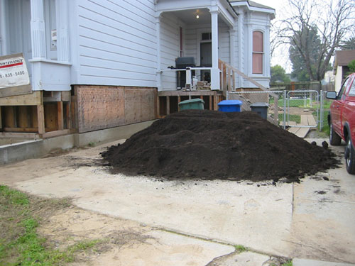 Compost pile