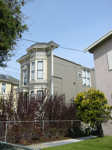 Roof facade view