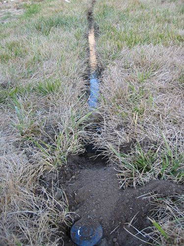 Attaching the sprinkler heads