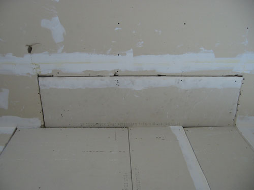 Crappy drywall job