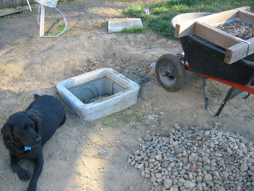 Shed digging