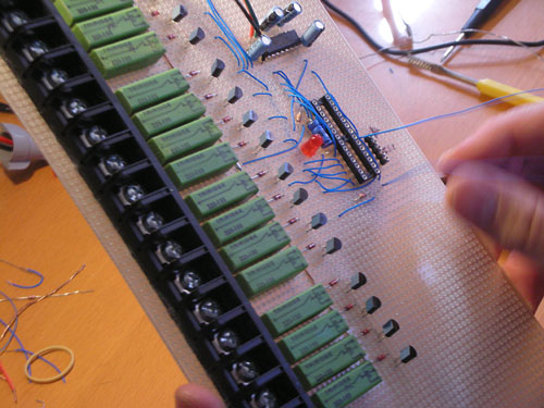 Wiring the board