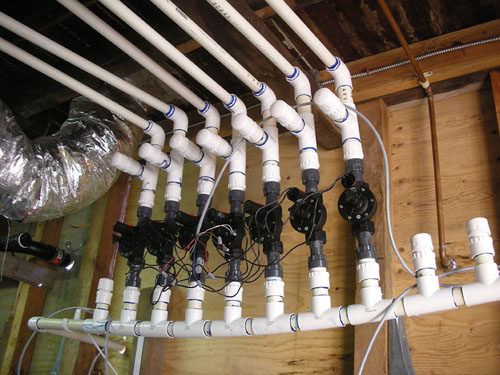 Basement manifold