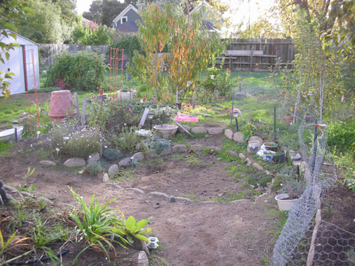 Expansive garden view