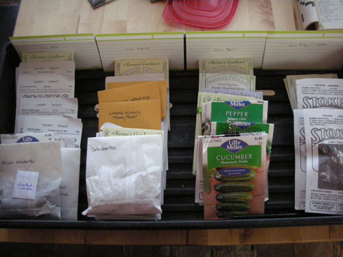 Sorted seed packets
