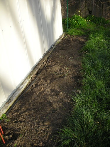 Greenhouse bed ready for business