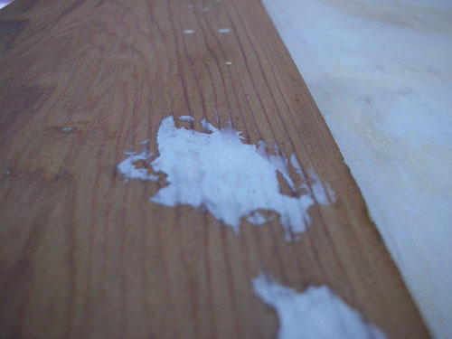 Epoxy wood repair