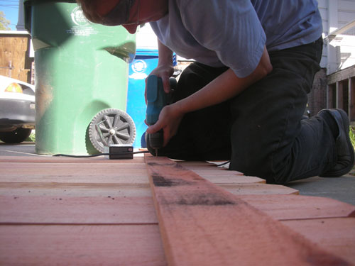 Putting together the last panel