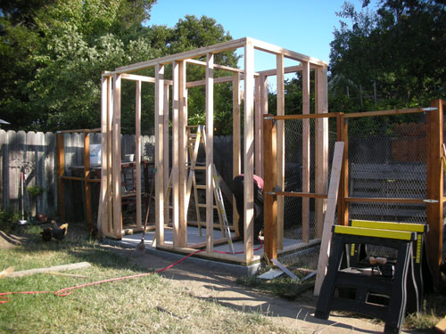 Framed shed