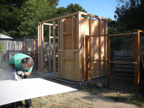 Blocked shed; Noel cutting siding