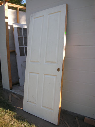 Chicken house door