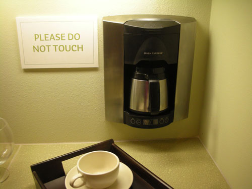 In-wall coffee maker