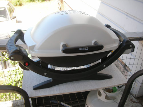 New gas grill