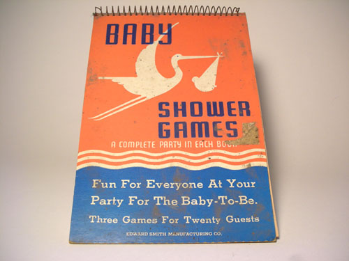 Baby shower games book