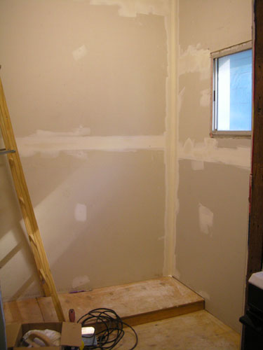 Pantry drywalling project