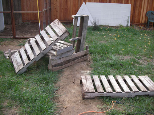 Cut up pallets