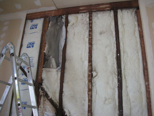 Compare bad insulation job to good