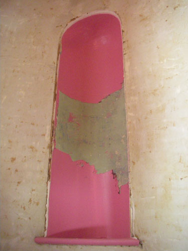 Paint removal in the niche