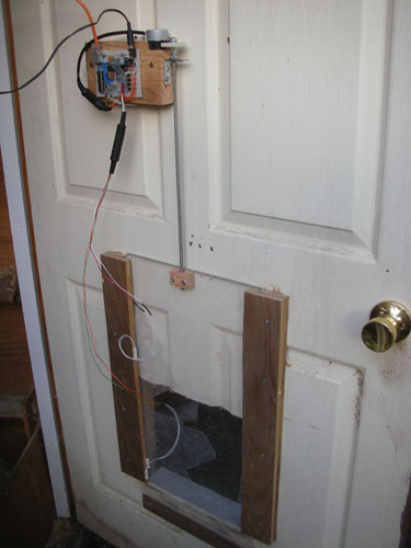 Door, installed