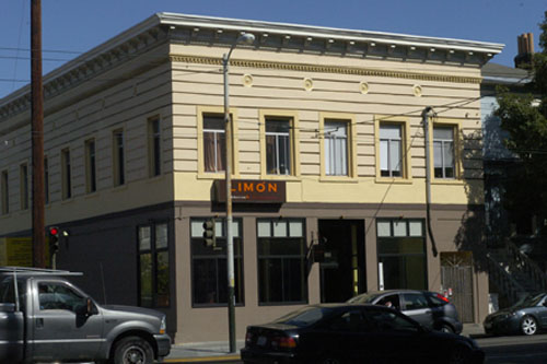 Corner commercial building