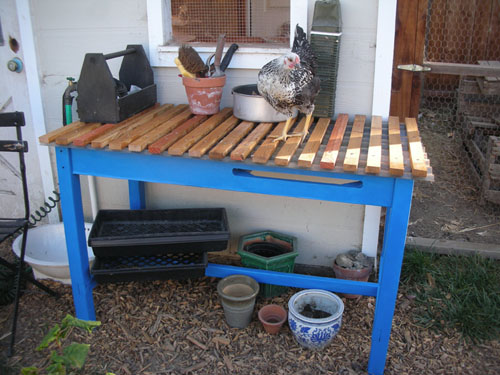 My new potting bench