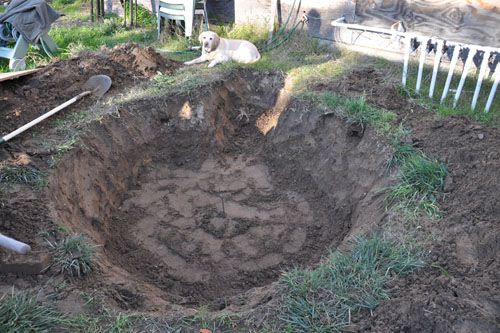 Hole all dug