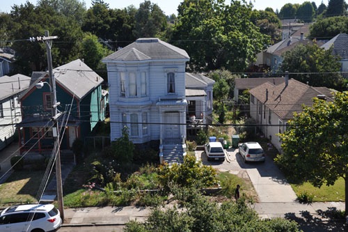 Casa Decrepit from across the street