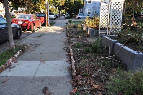 More work on the front walk