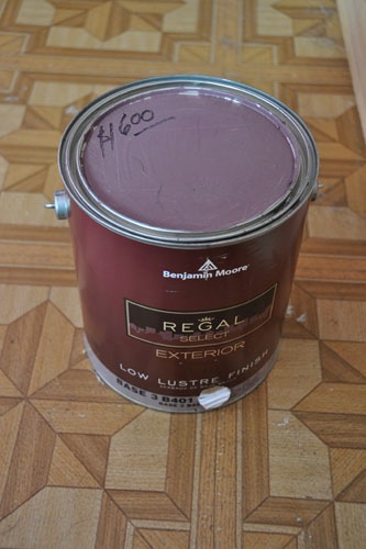 Can of cheap paint
