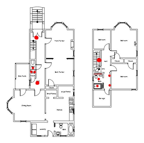 Replacement lighting locations