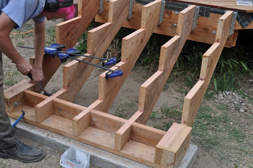 Adding blocking at the base