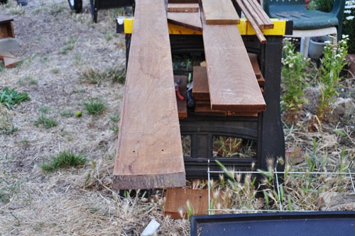 Remaining side board cut to size and end-sealed