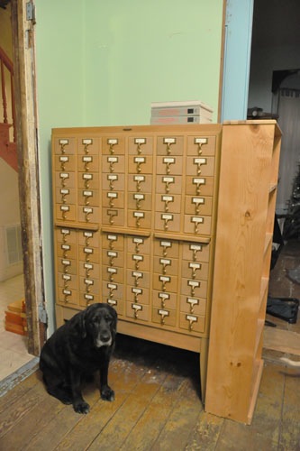 Holy Names card catalog