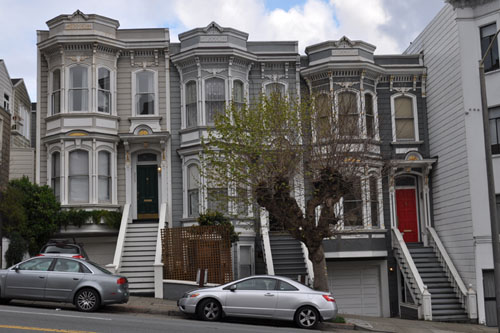 Trio of houses