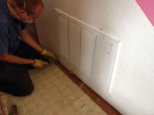Removing the air return from the front