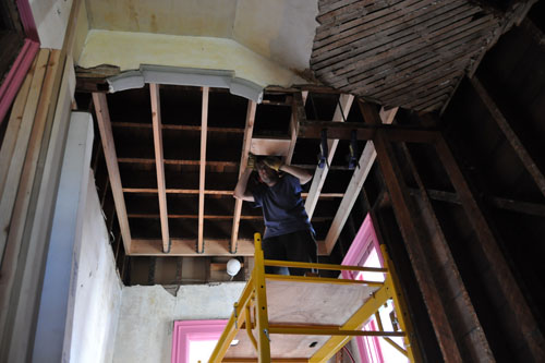 Adding ceiling blocking
