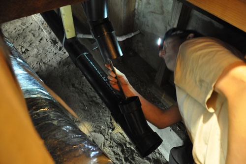 First attachments in the crawlspace