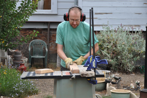 Making sawhorses