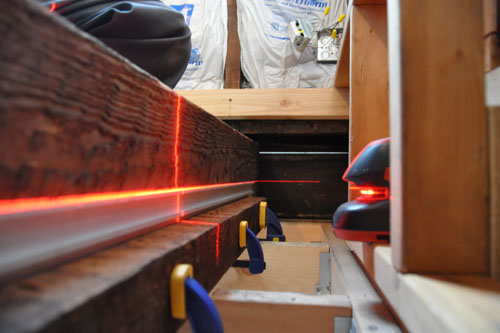 The laser level jig